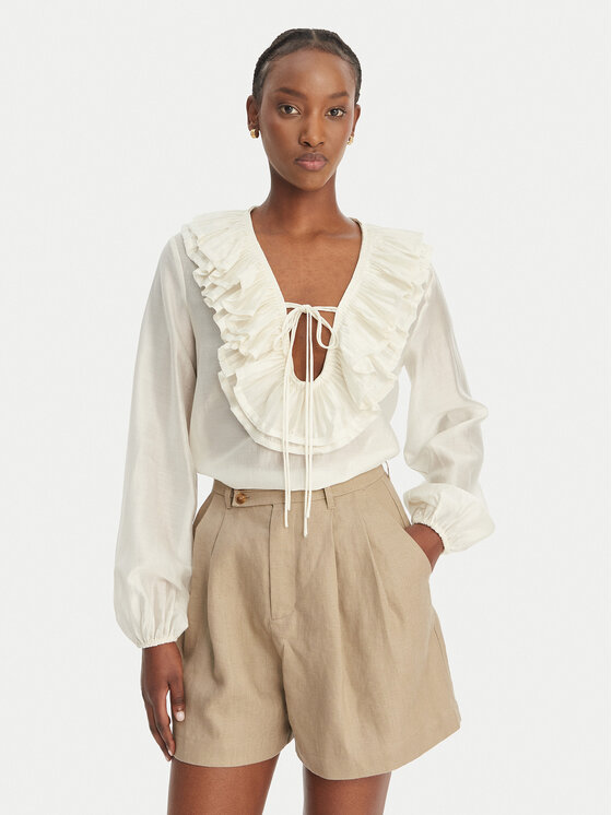 Eleh Eleh Blusa SS260116 Crema Regular Fit