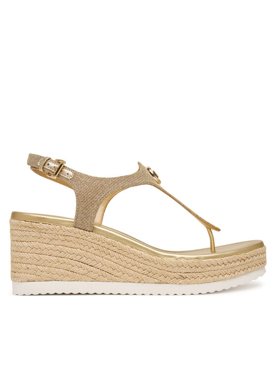 MICHAEL Michael Kors MICHAEL Michael Kors Εσπαντρίγιες Val Thong Wedge 40S6VAMS1D Χρυσό