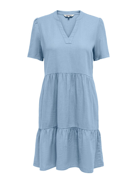 ONLY ONLY Poletna obleka Tiri-Caro 15310970 Svetlo modra Regular Fit