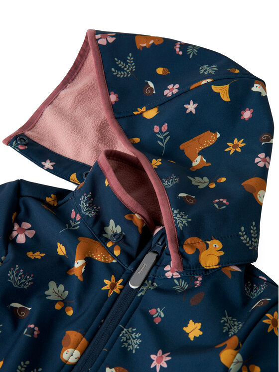 NAME IT NAME IT Kombinezon softshell 13236599 Granatowy Regular Fit