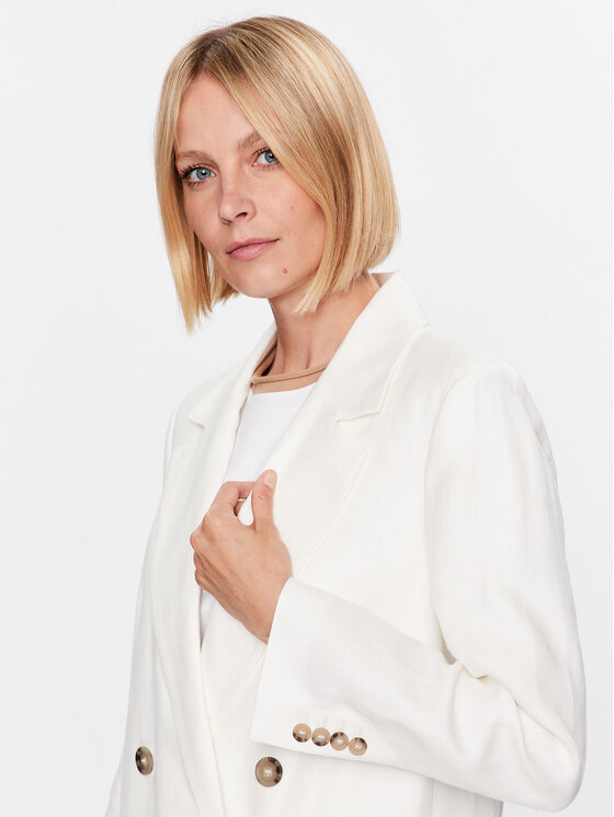 Peserico Peserico Giacca da abito S01397 Bianco Regular Fit