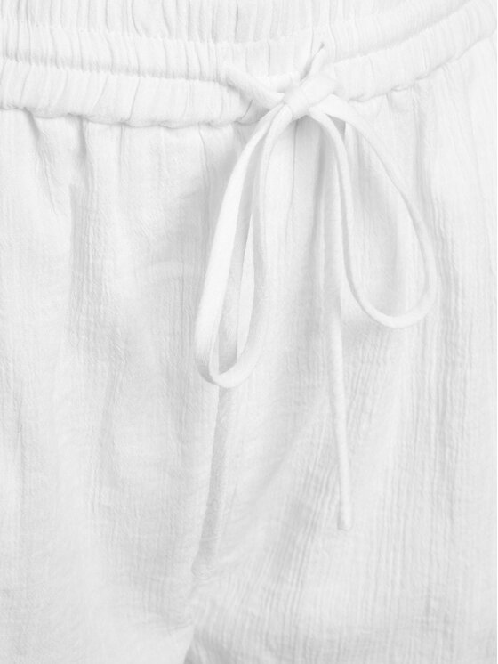 Seafolly Seafolly Kratke hlače iz tkanine 55208-SH Bela
