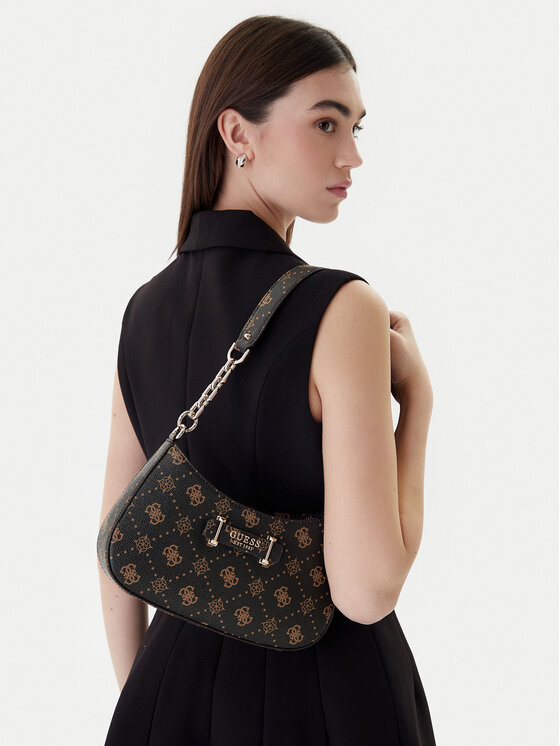 Guess Guess Táska Carrie Logo HWGP98 98180 Barna