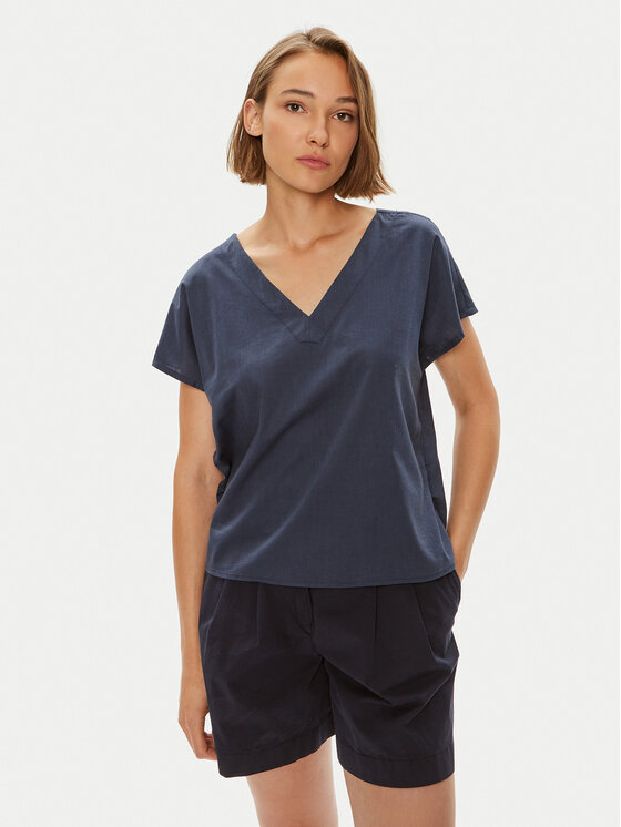 Mustang Mustang Тишърт Elsberry 1015086 Тъмносин Relaxed Fit