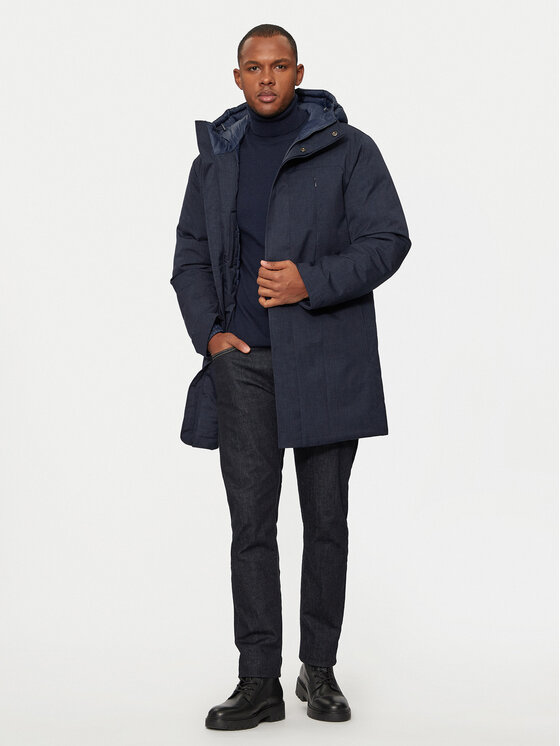 United Colors Of Benetton United Colors Of Benetton Winterjacke 28YSUN05Q Dunkelblau Regular Fit