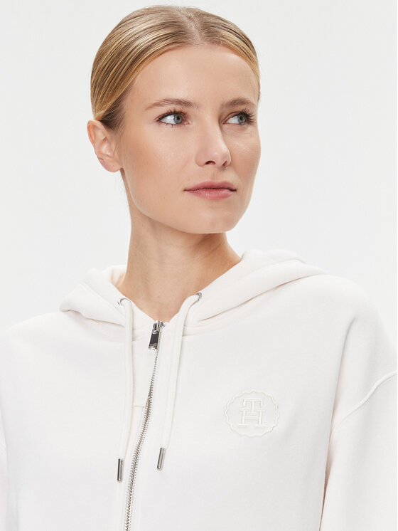 Tommy Hilfiger Tommy Hilfiger Світшот WW0WW39797 Білий Regular Fit