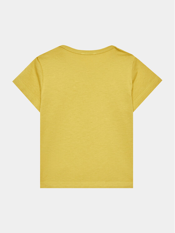 United Colors Of Benetton United Colors Of Benetton Majica 3I1XA1030 Rumena Regular Fit