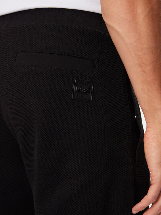 BOSS Boss Sporta bikses 50528825 Melns Regular Fit