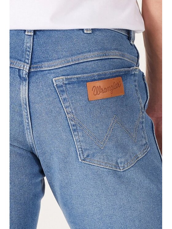 Wrangler Wrangler Jeansy TEXAS SLIM Niebieski Slim Fit