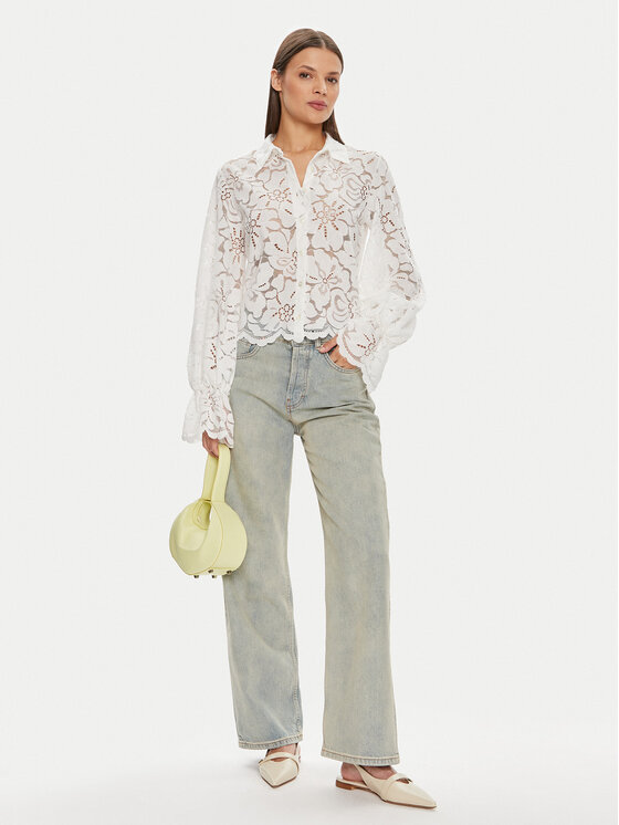 ViCOLO ViCOLO Риза TB1357 Бял Relaxed Fit