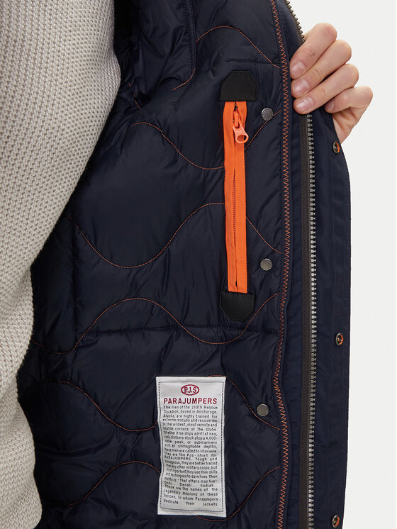 Parajumpers Parajumpers Kurtka puchowa Right Hand 25WMPMJKMA03 Granatowy Regular Fit