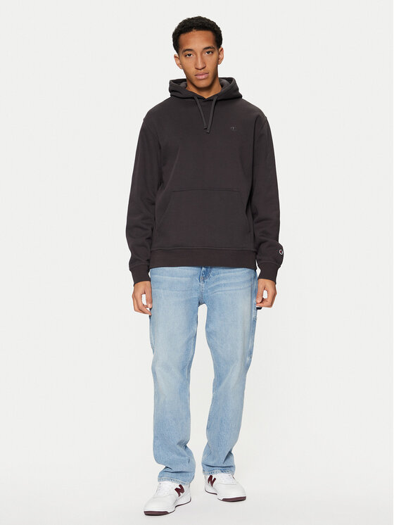 Champion Champion Μπλούζα 220274 Μαύρο Relaxed Fit