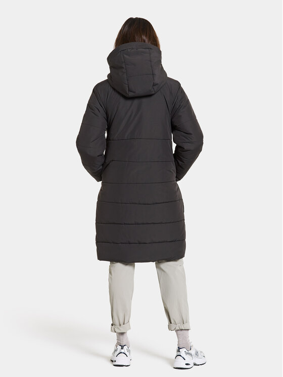 Didriksons Didriksons Parka Moira Wns Parka 504944 Czarny Regular Fit
