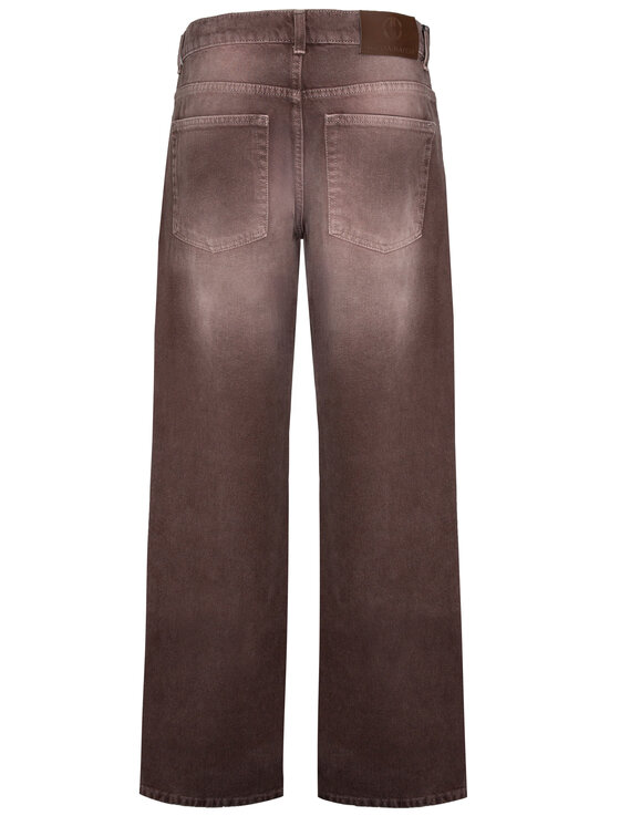 Magda Matyja Magda Matyja Jeansy BROWN LOOSE JEANS Brązowy Loose Fit