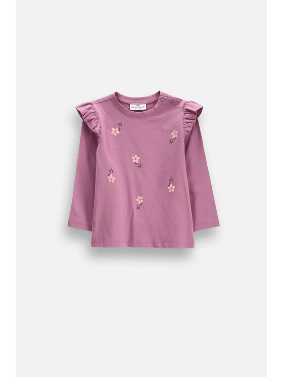 Coccodrillo Coccodrillo S dlouhým rukávem ZC6143103MGN-016 Fialová Regular Fit