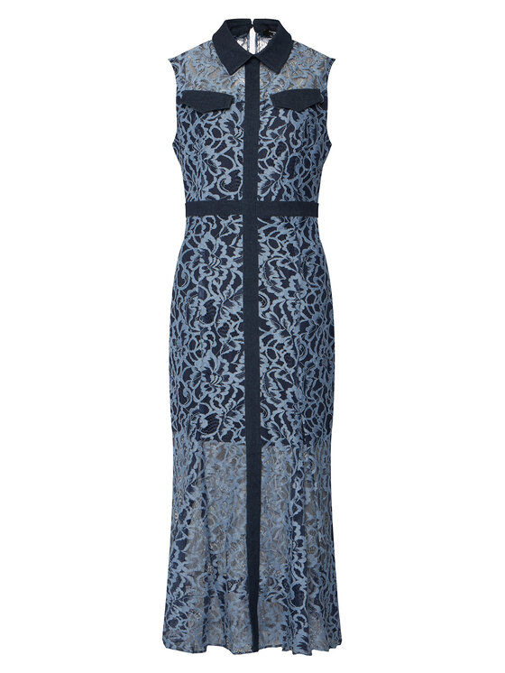 French Connection French Connection Cocktail obleka 719A0 Mornarsko modra Regular Fit