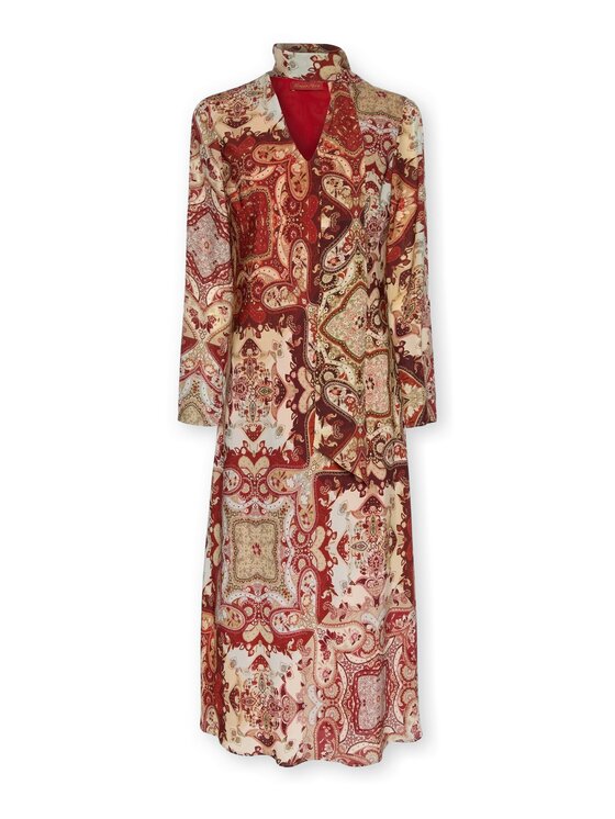 Elena Mirò Elena Mirò Abito da cocktail 7048P000372N001 Rosso A-Line Fit