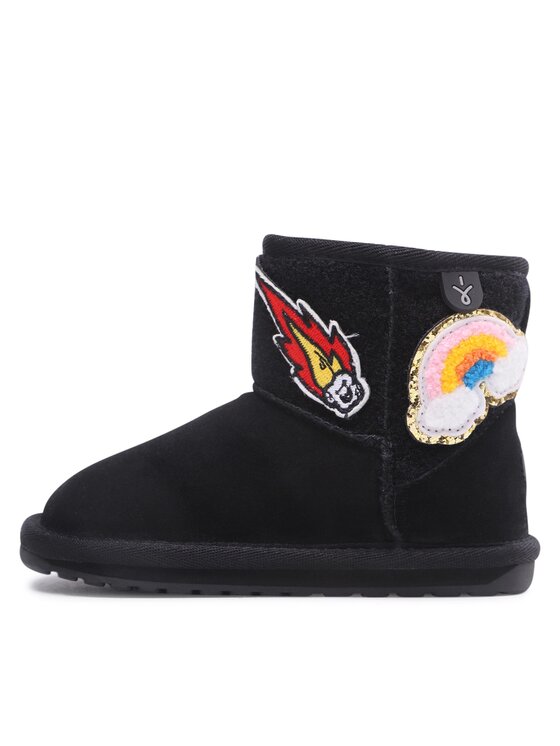 EMU Australia EMU Australia Cizme de zăpadă Wallaby Mini Play K12748 Negru