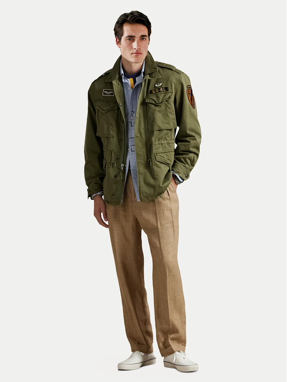 Polo Ralph Lauren Polo Ralph Lauren Μπουφάν μεταβατικό 710970575001 Πράσινο Regular Fit