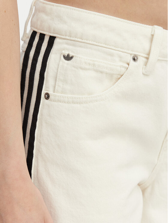 adidas adidas Jeansy Firebird KD2895 Beżowy Loose Fit