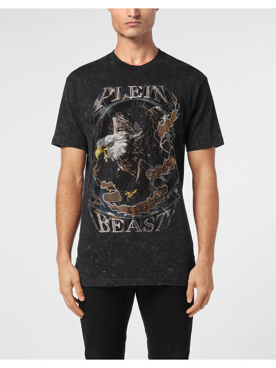 PHILIPP PLEIN PHILIPP PLEIN T-Shirt 11573 Czarny Regular Fit