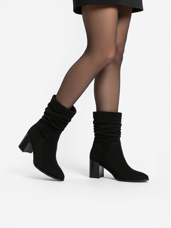 Nine West Nine West Polokozačky CEO-JAMILAH-01 Černá