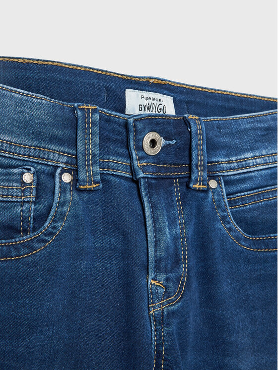 Pepe Jeans Pepe Jeans Szorty jeansowe Tracker Short PB800696JS0 Niebieski Slim Fit
