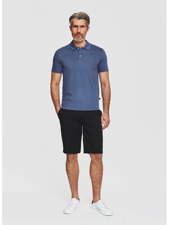 Pako Lorente Pako Lorente Polo P26SF-TX-015 Niebieski Classic Fit