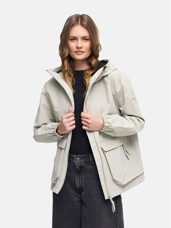 Navahoo Navahoo Kurtka przejściowa Donnerwetter Szary Regular Fit