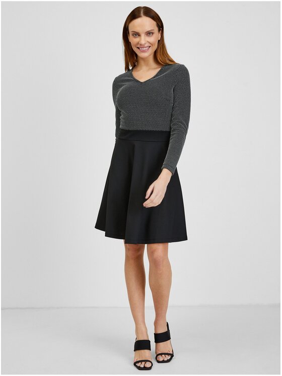 Orsay Orsay Sukienka 413034-660000__XS Czarny Regular Fit
