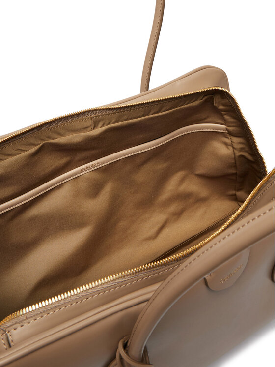 Calvin Klein Calvin Klein Kabelka Emblem Trio Large Work Bag LV04F3368G Béžová