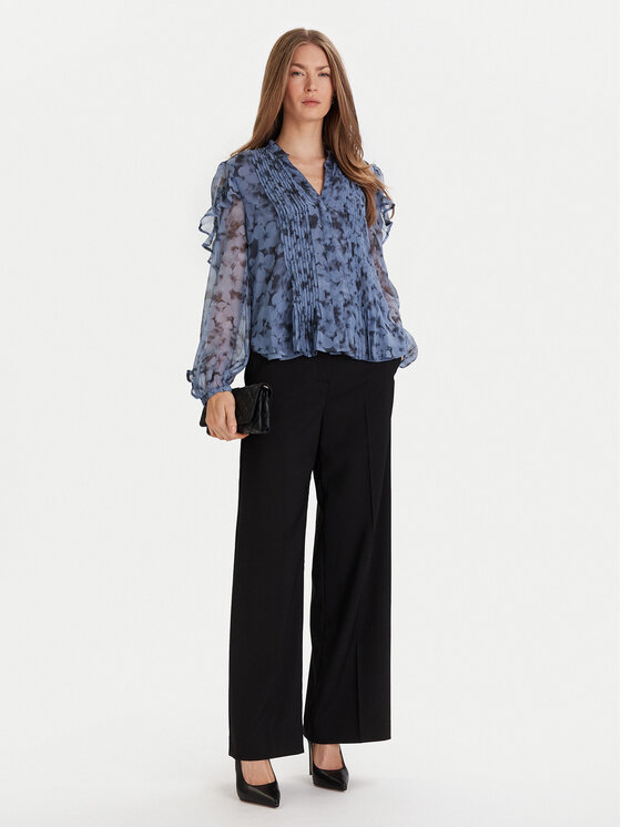 French Connection French Connection Bluse 72ZBA Blau Regular Fit