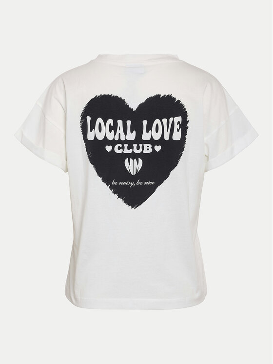 Noisy May Noisy May T-Shirt Gaby 27032954 Weiß Regular Fit