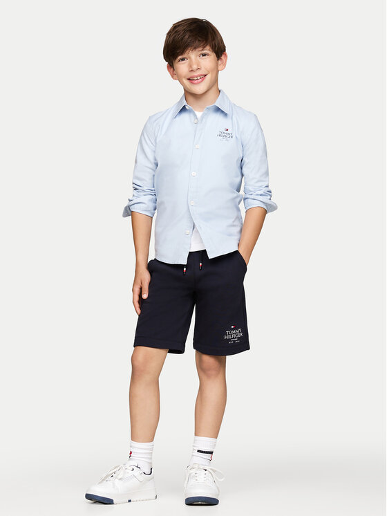 Tommy Hilfiger Tommy Hilfiger Košulja KB0KB09265 D Svijetloplava Regular Fit