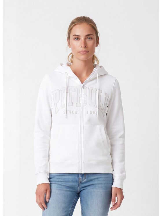 PITBULL PITBULL Bluza NORTON Biały Regular Fit