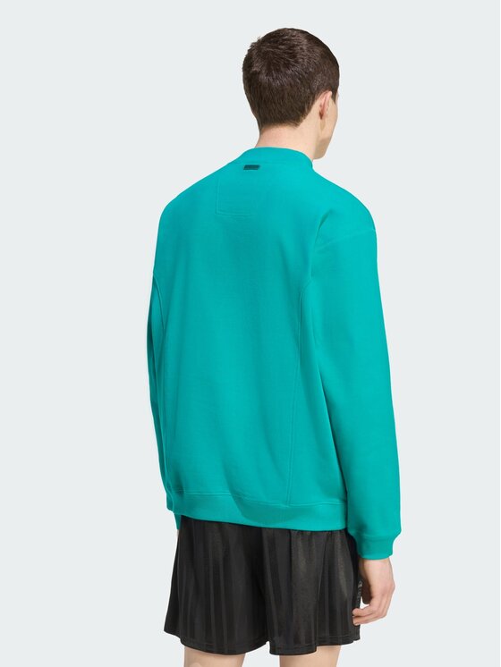 adidas adidas Bluza techniczna 172004 Zielony Loose Fit
