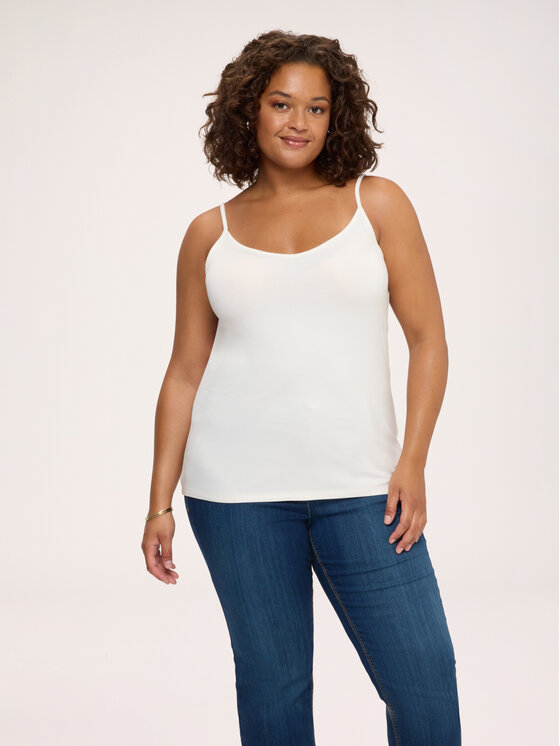 Fiorella Rubino Fiorella Rubino Top D012L000149N011 Bianco Slim Fit