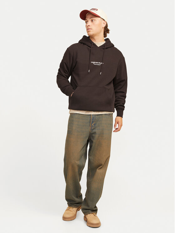 Jack & Jones Jack & Jones Bluza Vesterbro 12241687 Brązowy Relaxed Fit