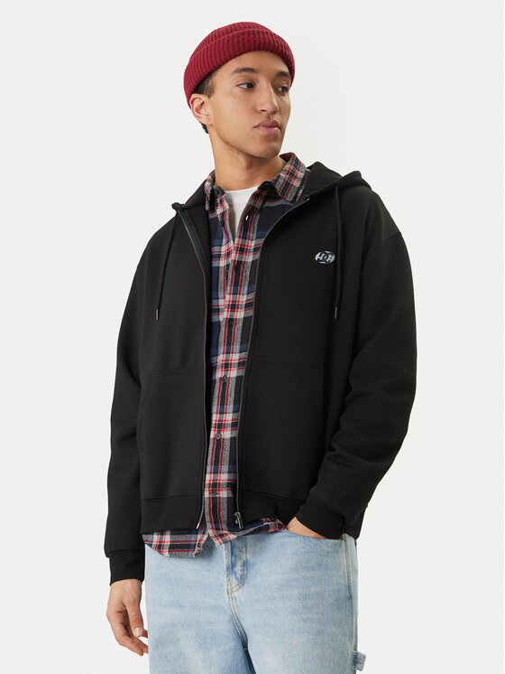 DC Shoes Bluză Dive In EDYFT03553 Negru Regular Fit