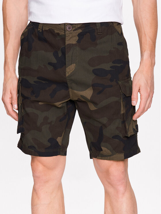 Brave Soul Brave Soul Шорти з тканини MSRT-RIVER Зелений Regular Fit