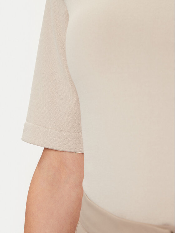 Max Mara Leisure Max Mara Leisure Marškinėliai Tahiti 2426366047600 Smėlio Regular Fit