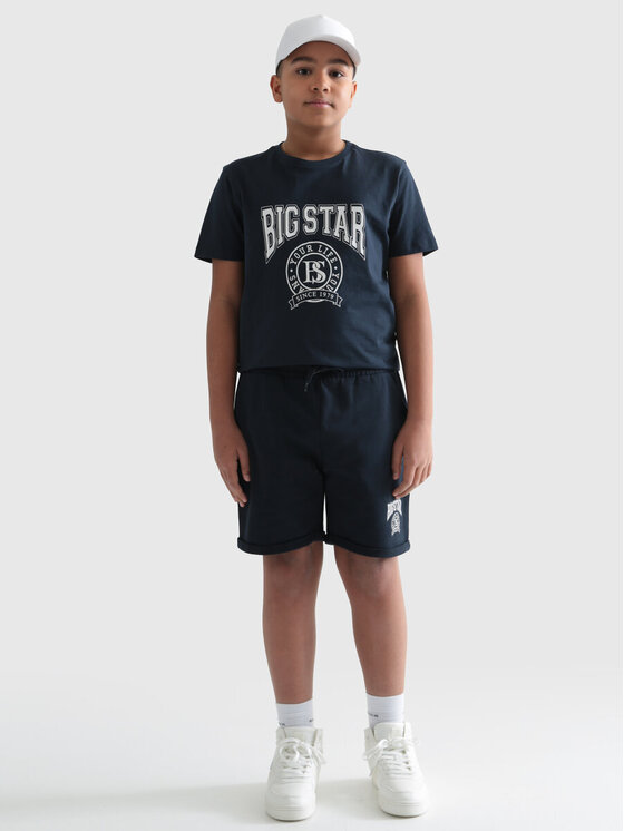 BIG STAR BIG STAR Szorty sportowe SZORTEX_403_110 Granatowy Basic Fit