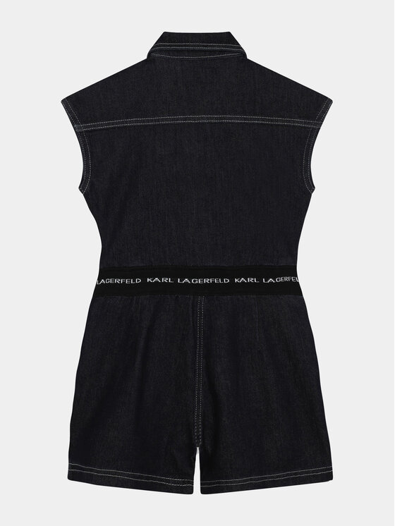 Karl Lagerfeld Kids Karl Lagerfeld Kids Kombinezon Z30101 S Granatowy Regular Fit