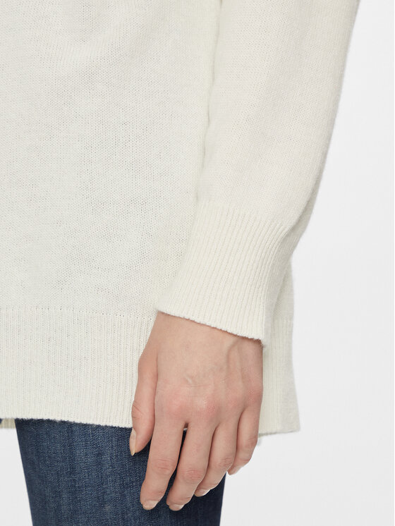 Kontatto Kontatto Rollkragenpullover 3M1085 Weiß Oversize