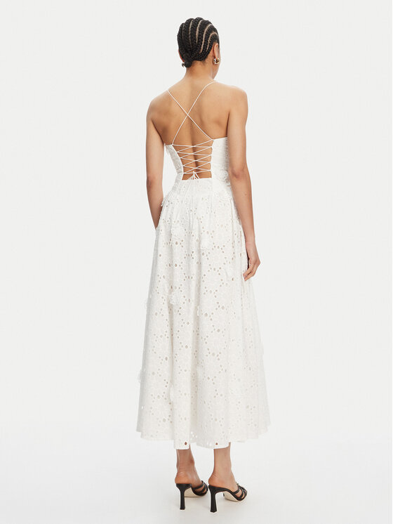BARDOT BARDOT Abito da cocktail Estie 59786DB2 Bianco Regular Fit