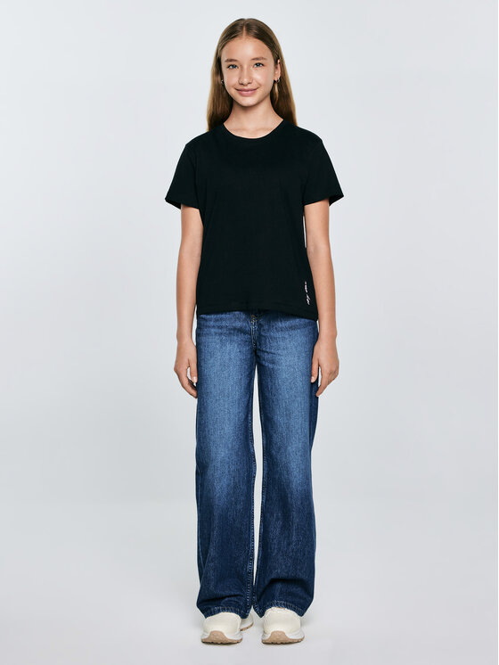 BIG STAR BIG STAR T-Shirt BASSECA Czarny Basic Fit