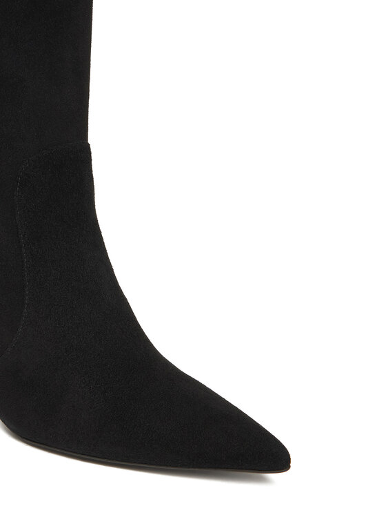 Stuart Weitzman Stuart Weitzman Kozačky Vinnie Zip SM588 Černá