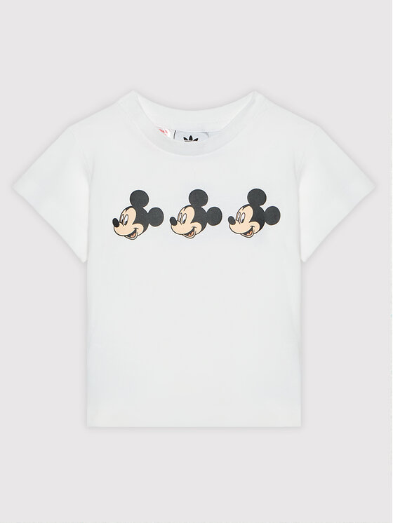 adidas adidas Marškinėliai Disney Mickey And Friends H22579 Balta Regular Fit