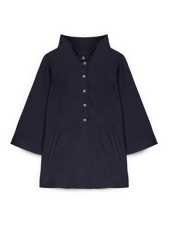 Fiorella Rubino Fiorella Rubino Marynarka R009E000135N034 Niebieski Flared Fit