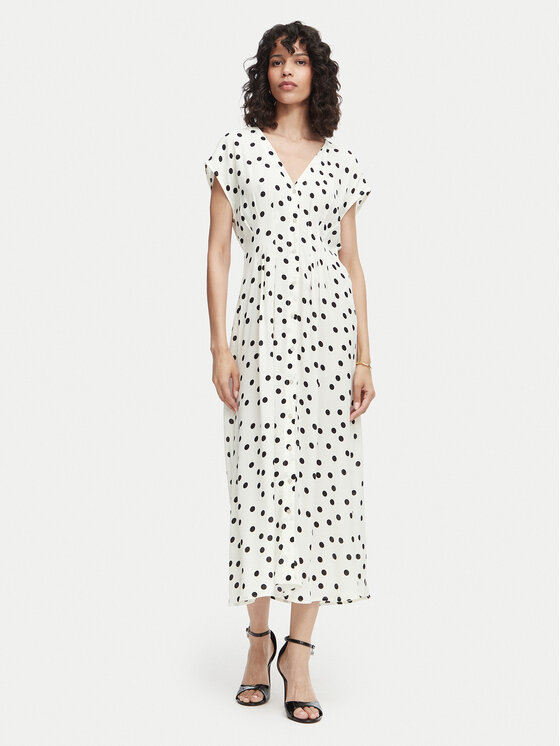 Vero Moda Vero Moda Лятна рокля Elisa 10348019 Бял Regular Fit